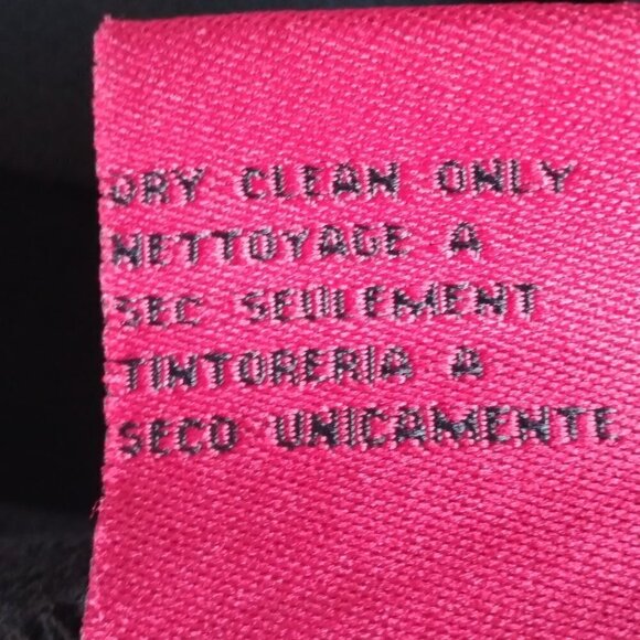 JS Collections  Black Straight Cut Semi Sheer 2 Paneled Maxi Skirt Sz 10 - Picture 6 of 7